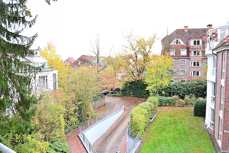 Ausblick Balkon