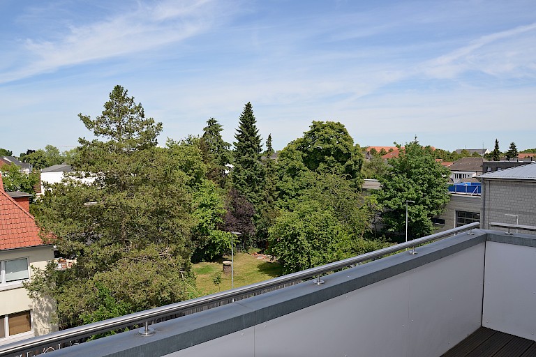 Ausblick vom Balkon