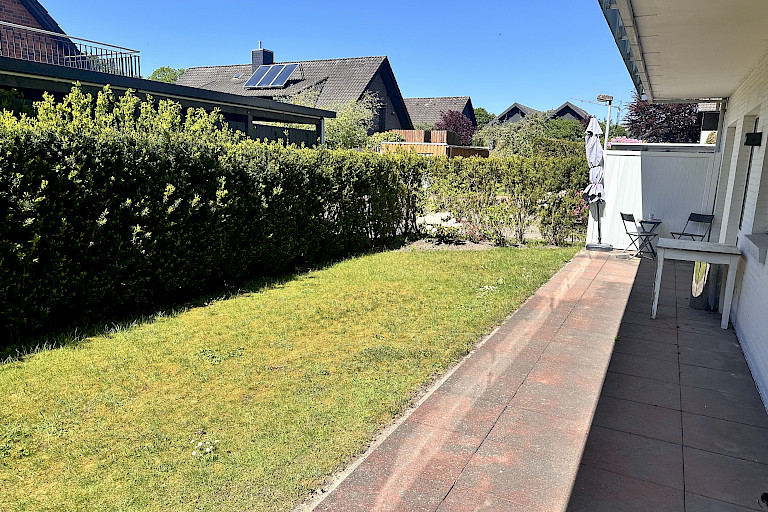 pflegeleichter Gartenbereich