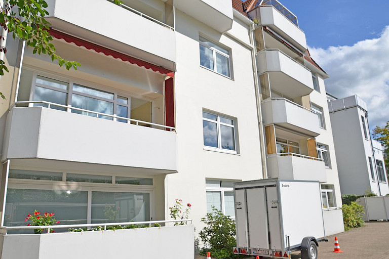 rückwärtige Ansicht