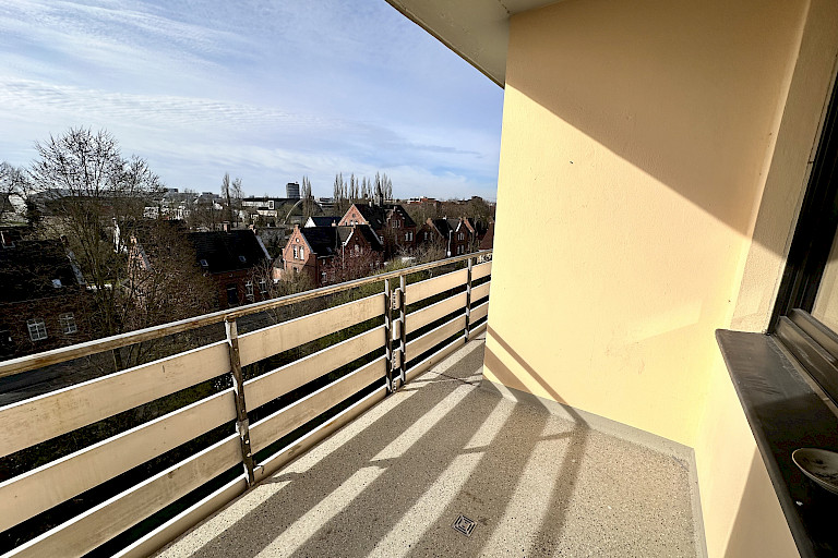sonniger Balkon