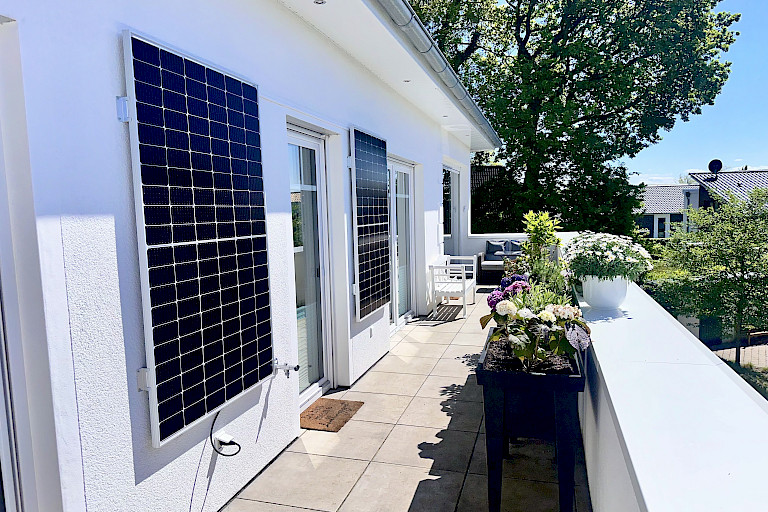 Dachterrasse in Südwestausrichtung
