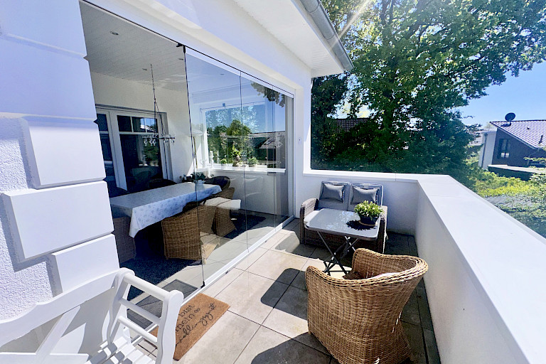 Dachterrasse in Südwestausrichtung