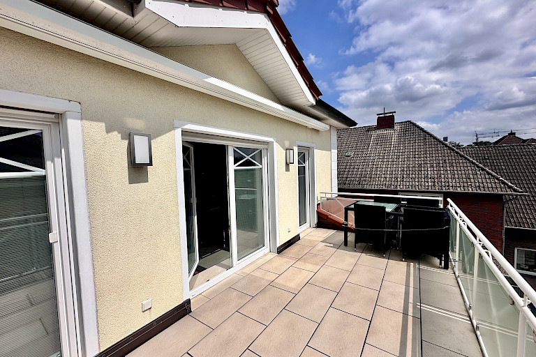 Dachterrasse in Südausrichtung
