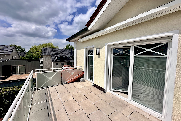 Dachterrasse in Südausrichtung