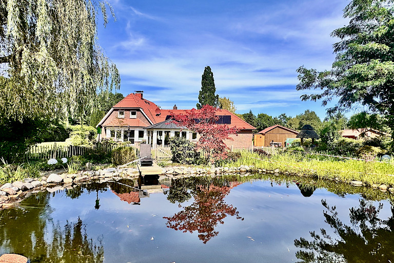 Blick über den Teich