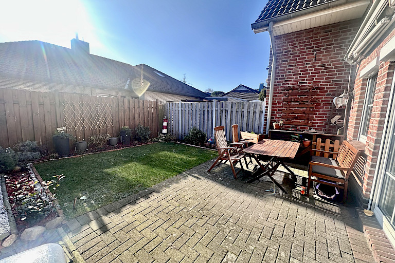 rückwärtige Gartenanlage