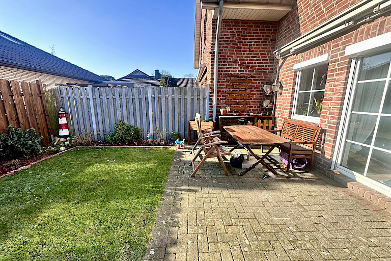 rückwärtige Gartenanlage