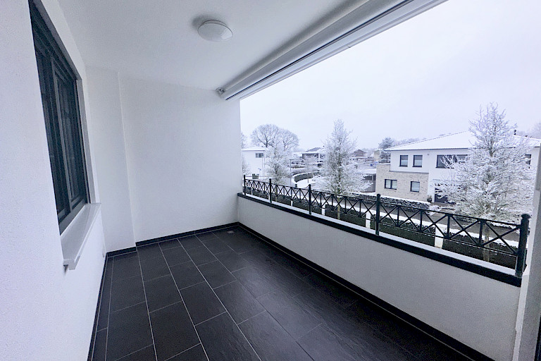 Loggia in Südwest- Ausrichtung