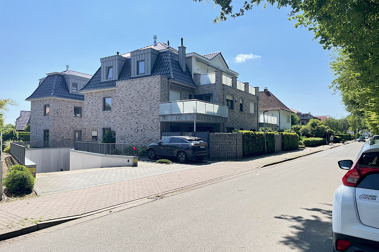 Außenansicht der neuwertigen Wohnanlage