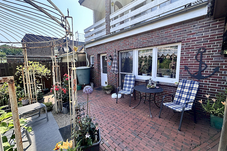 rückwärtiger Terrassenbereich
